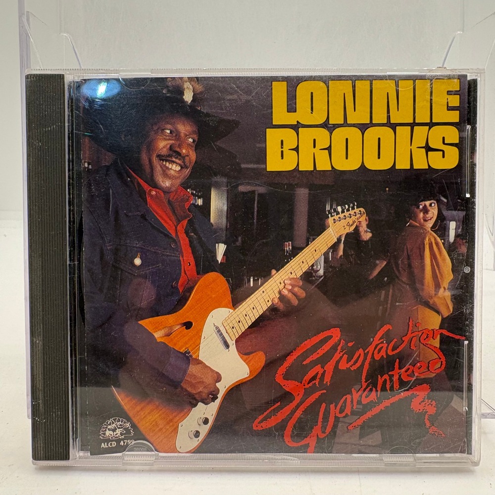 Lonnie Brooks Satisfaction Guaranteed CD Album 1991 Alligator Records ALCD 4799